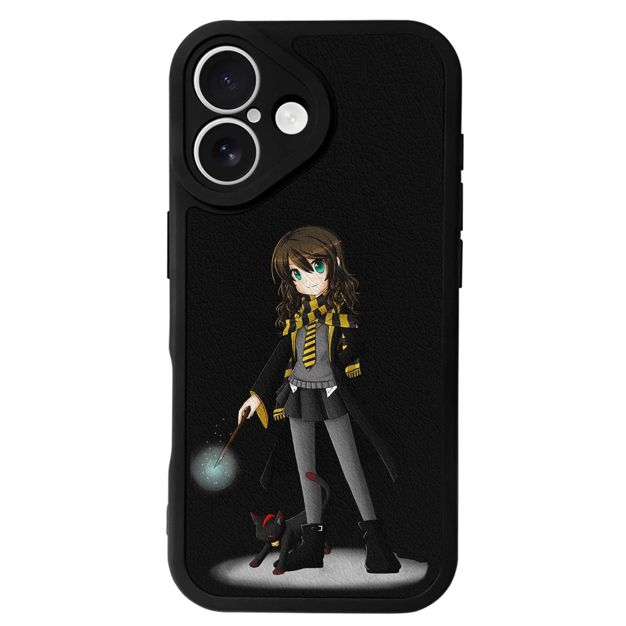 （画像用） Harry Potter ハリー・ポッターシリーズ 【iPhone 16シリーズ対応】シリコンスマホケース（レザー調） 材質：シリコン